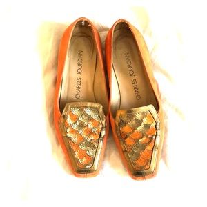 Vintage deco Charles Jourdan Loafers